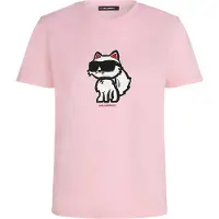 Karl Lagerfeld Camisa 'Ikon Choupette' rosa claro