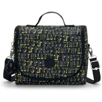 Kipling Mala 'New Kichirou' marinho / azul pombo / amarelo / preto