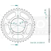 Esjot Roda Dentada Traseira 32038 520