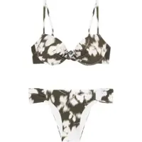 Emporio Armani para mulher. EW003394_AF20248 Biquíni de Lycra brilhante verde (L), Beachwear, Poliamida