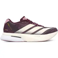 Adidas Sapatilha de corrida 'ADIZERO BOSTON 13' castanho escuro / offwhite