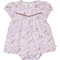 Müsli Vestido castanho / ameixa / lavanda / pêssego