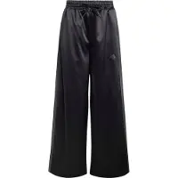 Adidas Calças de desporto 'SATIN WIDE LEG' antracite / preto