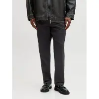 Jack&Jones PLUS Plus Calças chino 'JPSTMarco JJDave' preto / branco