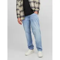 Jack & Jones Plus Calças de ganga 'JJIMike JJOriginal' azul claro