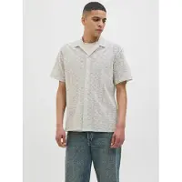 Jack & Jones Camisa 'JORSummer Luke' creme / azul claro