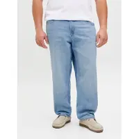 Jack & Jones Plus Calças de ganga 'JJICHRIS JJORIGNIAL' azul ganga
