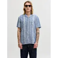 Jack & Jones Camisa De Manga Curta Blusummer Linen Blen Dobby