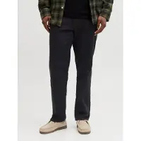 Jack & Jones Plus Calças de ganga 'JJIGlenn' preto denim