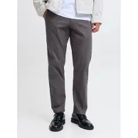 Jack & Jones Calças chino 'JPSTKane Dave' cinzento escuro / preto