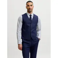 Jack & Jones Colete de fato 'JPRSOLARIS' azul noturno