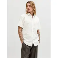 Jack & Jones Camisa De Manga Curta Blasummer Linen Print