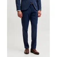 Jack & Jones Calças com pregas 'JJFranco' navy