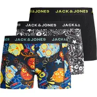 Jack & jones Junior Cueca 'Sugar' navy / amarelo / preto / branco