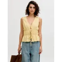 JJXX Blusa Sem Mangas Almira Linen