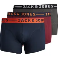 Jack & Jones Boxers Lichfield Trunk Plus Size 3 Unidades