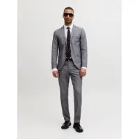 Jack & jones Premium Fato 'Franco' cinzento claro