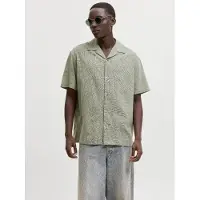 Jack & Jones Camisa De Manga Curta Summer Linen Blend Resort