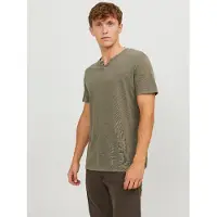 Jack & Jones Camiseta De Manga Curta Com Decote Em V Split Slim Fit