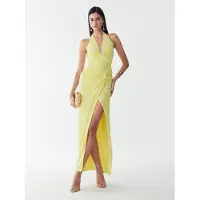 BWLDR Vestido 'Dakota' amarelo