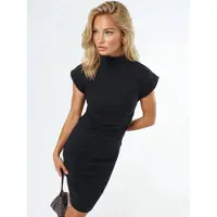 Busem Vestido de malha preto