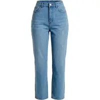 Imily Bela Calças de ganga azul claro