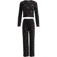 Imily Bela Pijama mistura de cores / preto