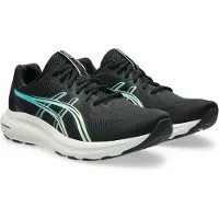 Asics para homem. 1011C249 Tênis Gel Contend 10 preto (43.5), Plano, 1 a 3cm, Cordão, Casual, Esportivo, Running, Multisport