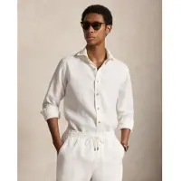 Ralph Lauren para homem. 710B22591001 Camisa de linho Custom Fit branco (L), Casual, Manga comprida