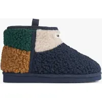Liewood Bota 'Albi' navy / caramelo / verde escuro / offwhite