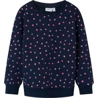 Name it Sweatshirt 'Davina' safira / roxo / rosa claro