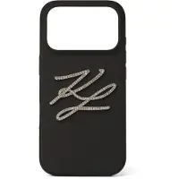 Karl Lagerfeld Capas para smartphones ' SIGNATURE IPHONE 17 PRO ' preto