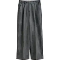 Gant para mulher. 4150407 Calça de lã com risca de giz cinza (36), Casual, Clássico