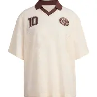 Adidas Camisa funcionais 'Farm Rio Tropical Club' bege claro / castanho escuro
