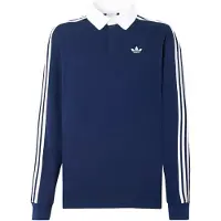 Adidas Originals Polo De Manga Comprida 3 Stripes Rugby