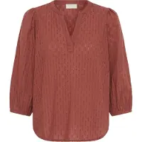 Kaffe Blusa 'Bea' castanho escuro