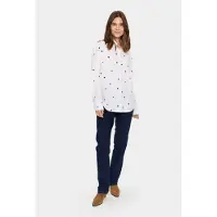 Saint tropez Blusa 'Dianne' azul / branco