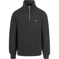 Levi's Sweatshirt 'Original Housemark Quarter-Zip Pullover' vermelho / preto / branco