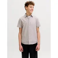 Jack & jones Camisa De Manga Curta Breeze Linen