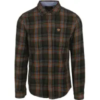 Superdry para homem. M4010727A Camisa verde lenhador (XXL), Casual, Algodão, Manga comprida