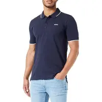 HUGO Camisa 'Dinoso' azul escuro / branco