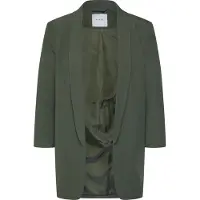 Pieces Blazer 'PCBOSELLA' verde escuro
