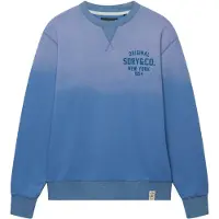 Superdry para homem. M2014563A Camisola Block Text azul (XXL), Casual, Algodão