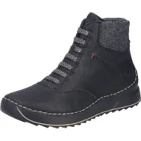 Rieker Botim com fivela cinzento / preto