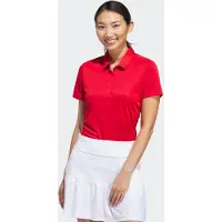 Adidas Camisola tipo polo de manga curta de alto desempenho para mulher
