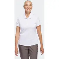 Adidas Camisola tipo polo de manga curta de alto desempenho para mulher