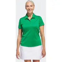 Adidas Camisola tipo polo de manga curta de alto desempenho para mulher