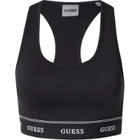 GUESS Top 'Alba' preto / branco
