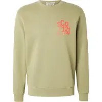 Scotch & Soda Sweatshirt oliveira / vermelho-alaranjado