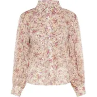 Usha Blusa bege / ouro / rosa escurecido